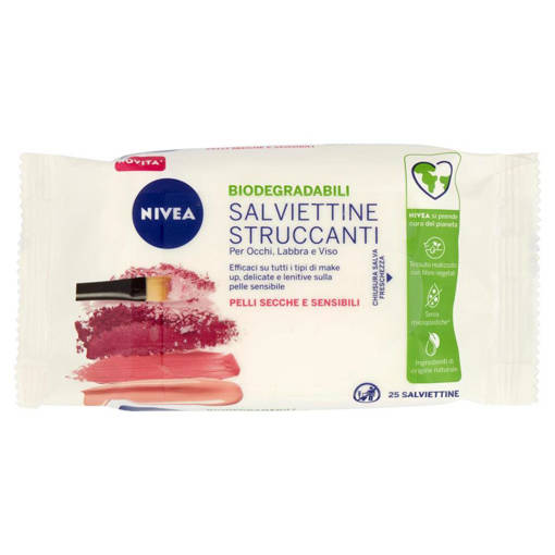 Nivea Salviettine Struccanti 3In1 Delicate 25Pz
