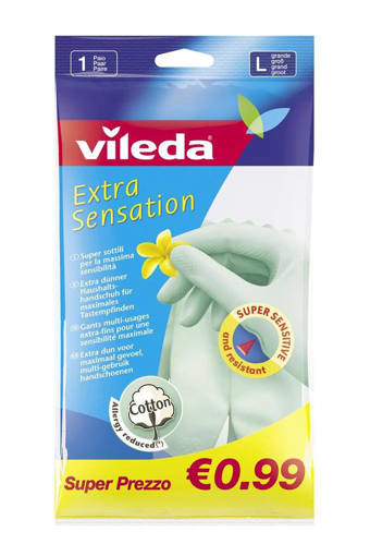 Vileda Guanti Extrasensation Misura Grande
