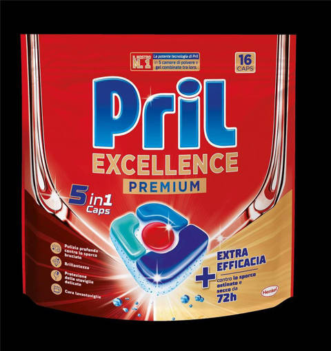 Pril Excellence 5in1 Premium, 14+2 Caps
