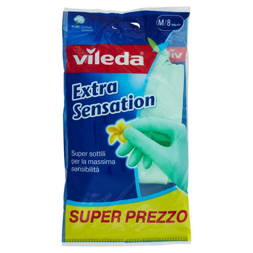 Vileda Guanti Extrasensation Misura Media