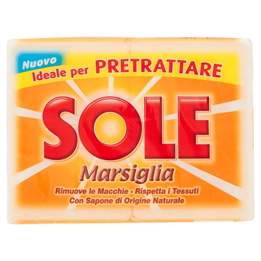Sole Sapone Bianco marsiglia 250Gr