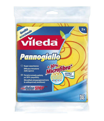 Vileda Panno Giallo Multiuso 3 pezzi