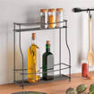 Metaltex Porta Spezie/Bottiglie 2 Piani cm 35X12X37 Touch Therm Balsamico Lava