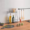 Metaltex Porta Spezie/Bottiglie 2 Piani cm 35X12X37 Touch Therm Balsamico Lava