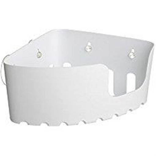 Tatat Portaoggetti Angolare Standard A Ventosa Bianco 200x200x110 Mm