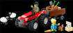 Lego City Great Vehicles 60461 Trattore agricolo rosso con rimorchio e pecore