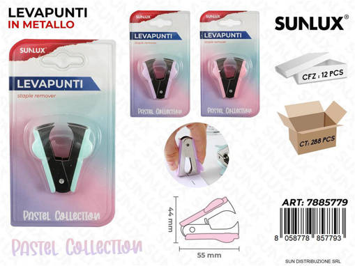 Sunlux - Levapunti Pastel 55*44Mm /Pz Da 12** 7885779