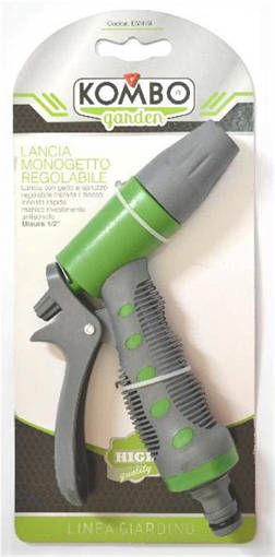 Kombo Lancia Monogetto Regolabile Tramite Becco Girevole,  Misura 1/2, Manico Antiscivolo In Abs, Pp  E Pvc