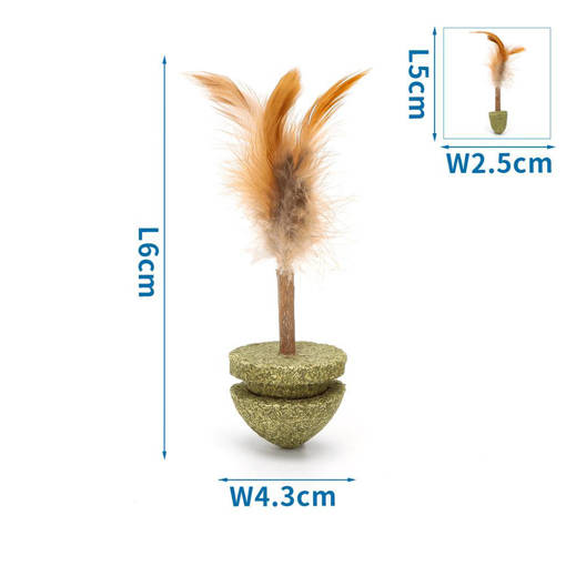 Nobleza Giochino con erba gatta L6*W4.3cm/L5*W2.5cm