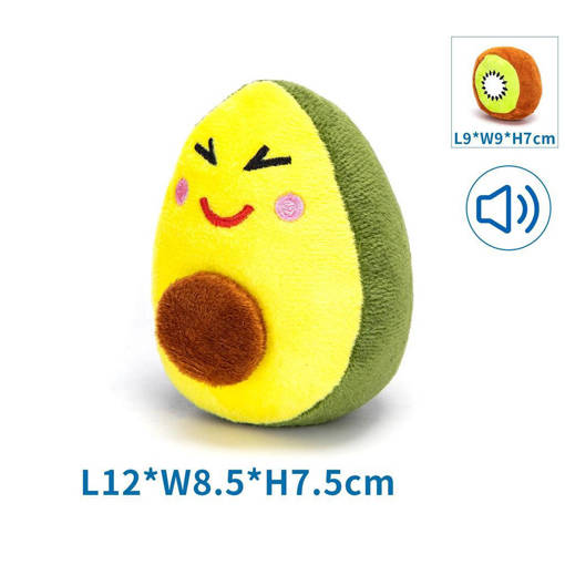 Frutta di peluche sonora