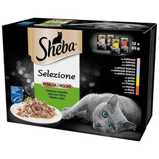 Sheba Pouch Sel Assortita Salsa 12x85gr