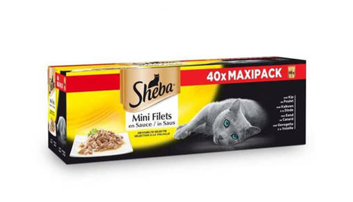 Sheba selezione in salsa 40x85 gr, Maxi Pack