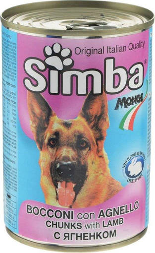 Simba Cane Bocconcini 415 gr, con Agnello