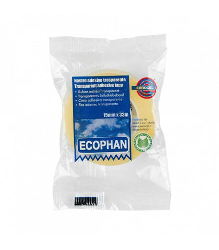 Eurocel Nastro Adesivo Trasparente Ecophan 25 Mm X 66 M 001417249