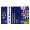 Equilibra Tisana Relax e Riposo Con Camomilla Passiflora Valeriana Biancospino Melissa 15 filtri