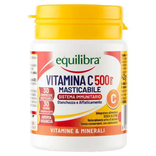 Equilibra Vitamina C 500 mg Masticabile 30 cprs