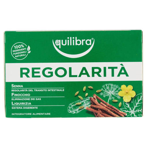 Equilibra Tisana Regolarità Con Senna Finocchio Liquirizia 15 filtri