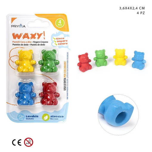 Pryma Pastelli Cera Waxy Orso 3.6X4X2.4M 4Pz Bl. 0227459