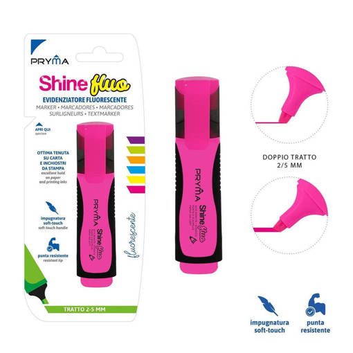 Pryma Evidenz.Shine P/Scalp.2/5Mm Fluo Rosa Bl. 0201594