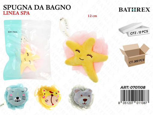 Bathrex Spugna Da Bagno L.Animali 40 G