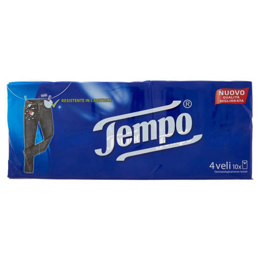 Tempo Fazzoletti 10 pacchetti 4 Veli