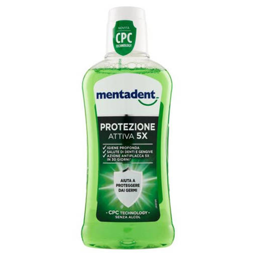 Mentadent Colluttorio Protezione Attiva 5X 400 ml
