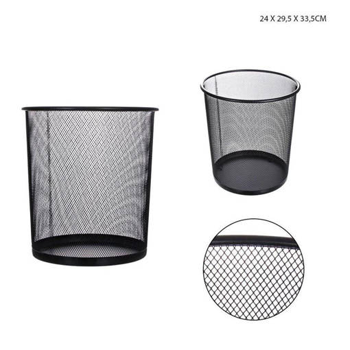 Pryma Cestino Rete Met. 24X29.5X33.5Cm Nero 0210692