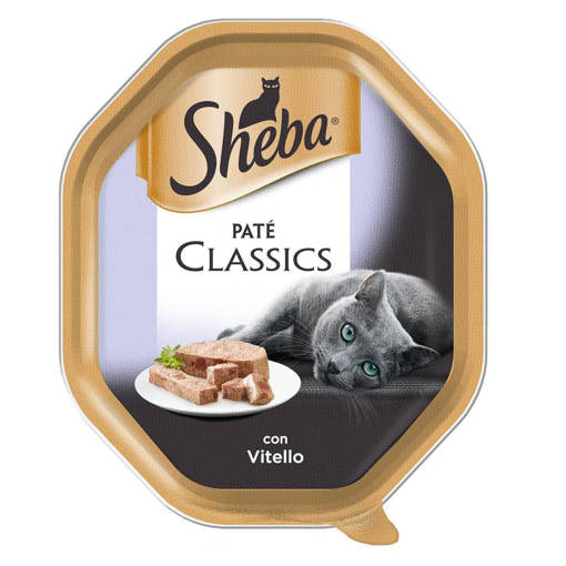 Sheba Pate' Classics, 85 gr, Vitello