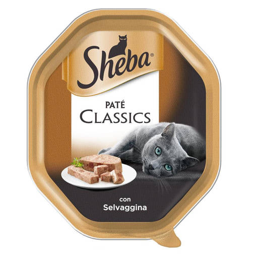 Sheba Pate' Classics, 85 gr, Selvaggina