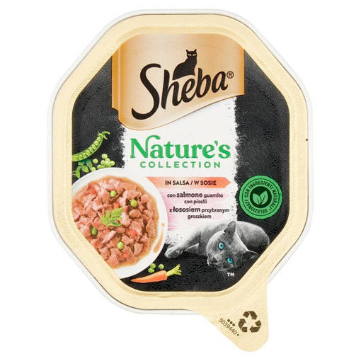 Sheba Collect Salmone Piselli 85g 85gr