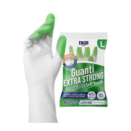 Irge Guanti Multiuso Grip Pvc Green L