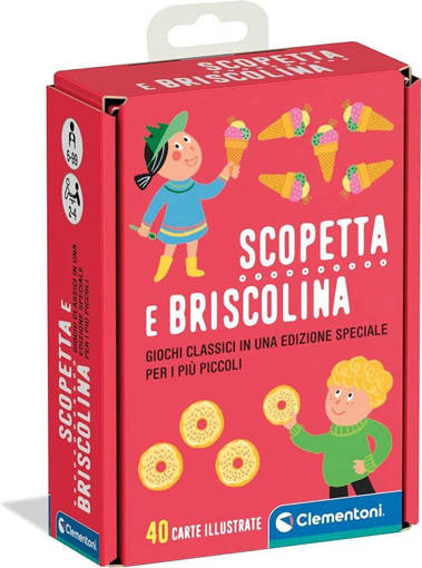 Clementoni - Giochi Di Carte - Carte Scopetta e briscolina 16633