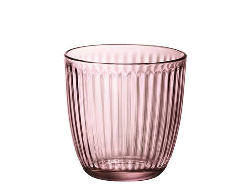 Bormioli Rocco Line Bicchiere Acqua, 6 pezzi, 29 cl, Lilac Rose 
