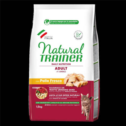 Natural Trainer Gatto Adulto 1,5 kg con Pollo