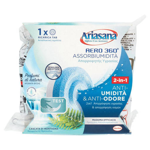 Ariasana Aero Tab Ricarica Cascata di Montagna 450 gr
