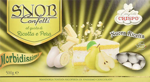 Crispo snob ricotta e pera 500gr 