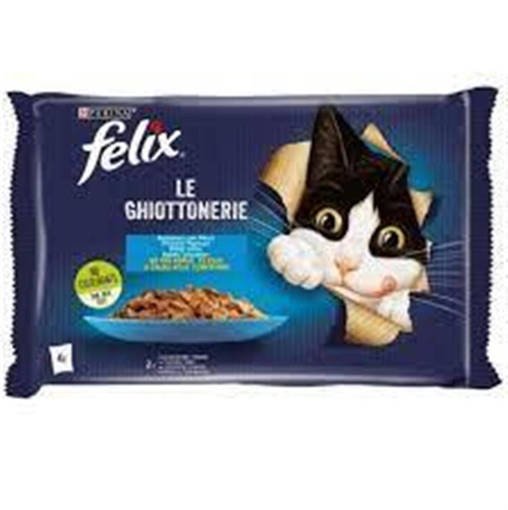 Felix Le Ghiottonerie Sensations Manzo&Pollo 4X85G