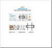 Unico MU6378 Applicable to 40-80 inches, load-bearing 65KG TV wall mount, black ROHS