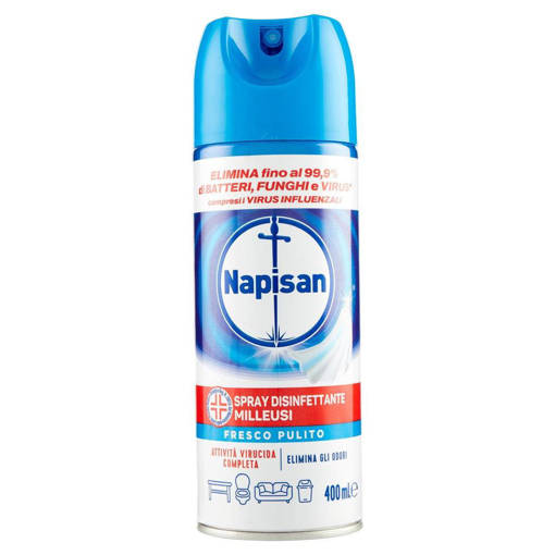 Napisan Spray Disinfettante Bombola Milleusi Fresco Pulito 400 ml