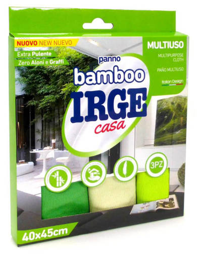Irge Panno Microfibra bamboo, 40x40 cm, 