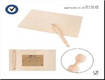 Dc Casa Spianatoia 50X30Cm+Mattarello 28Xd2.5Cm
