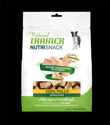 Natural Trainer Nutrisnack Cane 50 g Pollo Liofilizzato