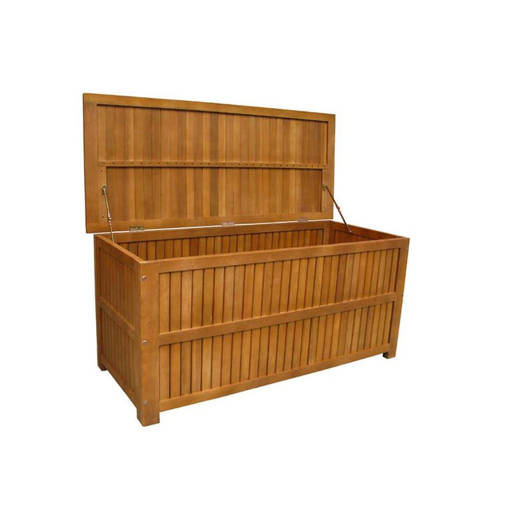 Baule Porta Cuscini Da Giardino In Legno Massiccio Di Acacia dim 130 X 55 cm