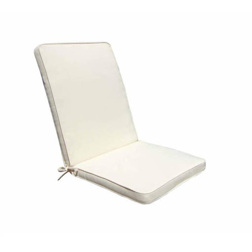 Cuscino poltrona Sfoderabile Impermeabile 95X44 cm Ecru