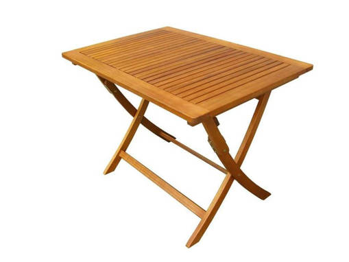 TAVOLO PIEGHEVOLE ACACIA 100 X 70