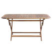 Tavolo Pieghevole in Legno di Acacia dim 150 X 80cm  AC805010