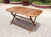 Tavolo Pieghevole in Legno di Acacia dim 150 X 80cm  AC805010