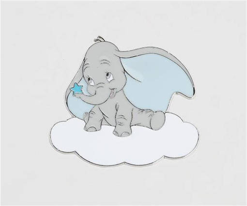 Cupido 6 Pezzi Calamita Metallo Dumbo Azzurro, 69544