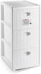 Stefanplast Cassettiera Elegance Slim 3 Cassetti, Bianco