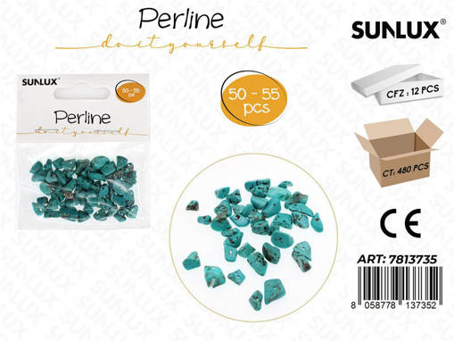 Sunlux Perline Pietra Dec. 50-55Pcs /Pz Da 12**
